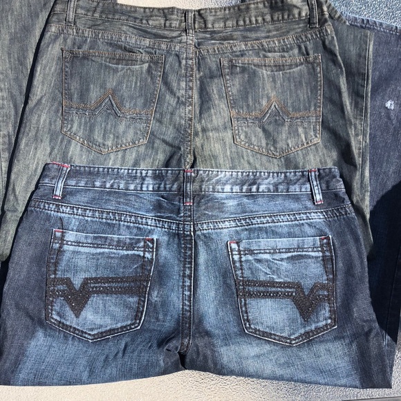 I.N.C International Concepts Copenhagen Modern Boot Cotton Jeans 2 PAIR Bundle - Picture 3 of 16